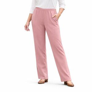 Alfred Dunner 14 Dusty Rose Pull-On Straight Leg Pants Soft Girl 90s Altered